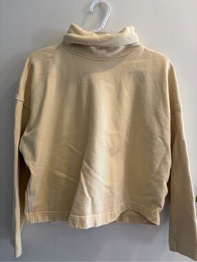 Everlane Cream Turtleneck Sweater